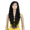 Joedir Lace Front Wigs 28 Long Curly Wavy Black Color Hight Temperature Synthetic Wigs For Black Women 130 Density Wigs