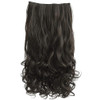 REECHO 18 1Pack 34 Full Head Curly Wavy Clips in on Synthetic Hair Extensions HE008 Hairpieces for Women 5 Clips 40 Oz p