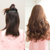 REECHO 18 1Pack 34 Full Head Curly Wavy Clips in on Synthetic Hair Extensions HE008 Hairpieces for Women 5 Clips 40 Oz p