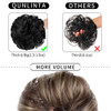 Qunlinta Messy Bun Hair Piece Hair Bun Thick Updo Scrunchies Hair Extensions Ponytail Hair Pieces for Women Girls Light