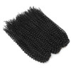 3pcspack Kinky Curl Ombre Color 12Inch Afro Kinky Twist Hair Crochet Braids Soft Synthetic Crochet Hair Extention12inch