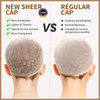 Teenitor 20PCS Wig Caps Stretchy Thin and Transparent Wig Cap Breathable Wig Cap for Lace Front Wig Invisible Stocking C