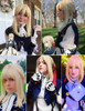ColorGround Long Blonde Prestyled Cosplay Wig with Braids