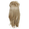 ColorGround Long Straight Blonde 80s Mullet Rocker Style Wig for Men