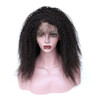 zigzag hair Afro Curly 13x6 Lace Front Wigs for Black Women Brazilian Pre Plucked Deep Part Lace Front Human Hair Wig 15