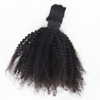 ZigZag Hair Afro Kinky Curly Hair Bulk No Attachment Brazilian Virgin Human Braiding Hair Bulk 4B 4C Virgin Hair Bulk Fo
