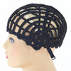 BTWTRY Black Braided Wig Caps for Making Crochet Wig Caps Cornrows Cap for Easier Sew In Caps for Black Women Making Wig