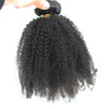 ZigZag Hair Afro Kinky Curly Hair Brazilian Virgin Hair Weave Bundles 4B 4C 100 Human Hair Bundles One Piece Double Weft