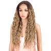Style Icon 27 Lace Front Wig Ombre Blonde Long Curly Wavy Wig Synthetic Wigs for Women Heat Resistant Wig Density 130 27