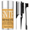 Slick Back Hair Brush Hair Wax Stick Set Frizz Control Flyaway Smoothing Sleek Ponytails Buns Edges Styling CreamGelBalm