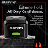 Gummy Professional Hair Gel Maximum Hold with Keratin Extreme Styling for Slick Back Curly Wet Look Hairstyles LongLasti