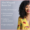Camille Rose Aloe Whipped Butter Hair Styling Gel with Aloe Vera and Macadamia Oil for Moisture and Light Hold for All H