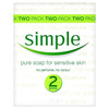 Simple 2-pack Pure Soap For Sensitive Skin for Women online at globaldelivered
