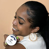 NaturAll Black Edge Control Gel Acai Flaxseed Infused Medium Hold Booster Fixer for Thin Hair Edges 2 Oz