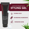 Maxxam Flexible Medium Hold NonFlaking Styling Gel Sculpting Hair Gel with All Day Hold For Men 6 Fl Oz