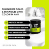 Rolda Black Styling Hair Gel Medium To Strong Hold With Medium Shine For a Wet Slicked Back Look With All Day Hold Activ