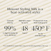 JVN Complete Blowout Styling Milk 3 Fl Oz Frizz Fighting Heat Activated Style Extending Hair Cream and Heat Protectant H
