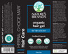 Natures Brand Herbal Choice Mari Organic Hair Gel 8 Oz AllDay Hold for Curly Straight Hair Nourishing Rosehip Olive Oil