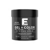 Elegance Black Color Hair Styling Gel Strong Hold 845 Oz