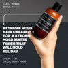 THESALONGUY Power Cream Extreme Hold Styling Cream with Low Shine Lightweight Mens Hair Products for Styling Shaping Def