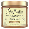 SheaMoisture Strong Hold Styling GelFlaxseed Jamaican Black Castor Oil Gives Controlled StyleAllDay HoldInfused With Cas