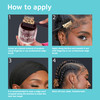 KISS COLORS CARE Maximum Hold Edge Fixer NonGreasy Gel Formula Infused With Biotin B7 24 Hour Hold Strawberry Acai Scent