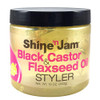 AmPro ShinenJam Castor Oil and Flaxseed Gel Nourishes Tresses and Adds Shine Infused With Vitamin E to Condition All Hai