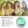 SWAKER Green Hair Color Wax Temporary Hair Cream for Party Cosplay Halloween Daily Use Date Clubbing 423 oz