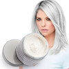 White Hair Color Wax Natural Hairstyle Wax 423 oz Temporary Hairstyle Cream for Party Cosplay Halloween Daily use Date C