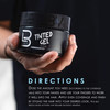 L3 Level 3 Black Tinted Hair Gel Cover Grays Instantly Style with Strong Hold Adds Volume Texture Shine SemiPermanent Fl