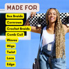 LongLasting Twist and Lock Hair Styling Gel Gummy Bear Scent Edge Control 24Hour Superior Hold FlakeFree Nourishes and R