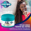 Stylin Dredz Extra Strong Hold Twisiting Gel Toffee Super Shine Formula Pk Of 2