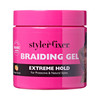 Red by Kiss Braiding Gel Extreme Hold Styler Fixer for Box Braids Cornrows Hydrating Conditioning LongLasting Frizz Cont