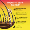 SEVICH Biotin Care Braid Gel Extreme Hold Braid Wax Shining Curly Hair Gel Hair Damage Repair Formula High Shine Braidin
