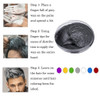 Black Hair Color Wax Instant Hairstyle Cream 423 oz Temporary Natural Hair Wax for Party Cosplay Halloween Daily use Dat