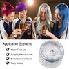 Silver Gray Hair Color Wax Natural Hairstyle Wax 423 oz Temporary Hairstyle Cream for Party Cosplay Halloween Daily use