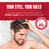 Rickys Looks Mega Hold Styling Hair Gel for Curly Frizzy Straight Wavy Fine Hair Flake Free Strong Hold and Shine For Al