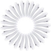 BronaGrand 100pcs 138inch Stylish Teeth Bows Hair Clips Prong Curl Clips Hairdressing Salon Hair Grip Silver Color