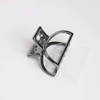 2PCS Small Solid Color Vintage Metal Hair Jaw Clips Hair Clamp Ponytail Holder Hair Claw Hairpin Accessories for Lady Wo