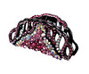 Fodattm Women Fashion Large Fancy Rhinestones Hair Claw Clips Hair Clamp Hairpins Lady Crystal Jaw Clip Updo Grip Bath A