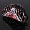 Fodattm Women Fashion Large Fancy Rhinestones Hair Claw Clips Hair Clamp Hairpins Lady Crystal Jaw Clip Updo Grip Bath A