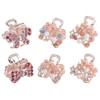 Metal Small Claw Hair Clips for Women6Pcs Pearl Hair Clips Tiny Hair Claw Clips for ThinMedium Thick Hair Nonslip Short