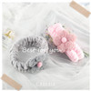 Chennie Bunny Ears Spa Makeup Headband Pink Animal Elastic Hair Bands Washing Face Shower Hair Wrap Hair Accessories for