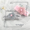 Chennie Bunny Ears Spa Makeup Headband Pink Animal Elastic Hair Bands Washing Face Shower Hair Wrap Hair Accessories for