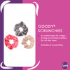 Goody Velvet Hair Scrunchies 3 Count Assorted Colors Style with Ease and Keep Your Hairstyles Secure PainFree Styling Ac