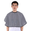 Folany Soft Cloth Hair Cutting Barber Cape Salon Gown Bib Apron Vertical Stripes Short Hair Cutting Cape AdultKids for B