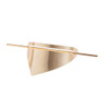 Cubahop Vintage Triangoli Metal Hair Barrettes Geometry Smooth irregolari Hair Accessories Hair Stick Pins for Women and