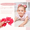 40PCS 3 Inch Hair Bows for Girls Grosgrain Ribbon Toddler Hair Accessories with Alligator Clip Bow for Toddler Girls Bab