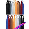 Syleia Pack of 20 Down to Earth Assorted Colors Hair Ties Ponytail Holders Elastic Ribbon Band Crease Free Hand Knotted