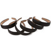 LONEEDY 6 Hard Headbands 1 Inch Wide Nonslip Ribbon Hairband for Women 6 PCS Bright Colors
